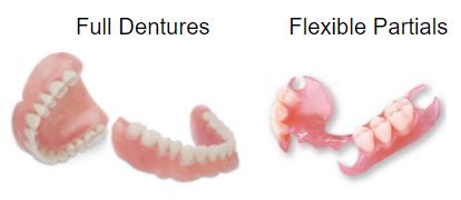 Dentures. Need affordable, low-cost flexible partial dentures? We can help! Improve you smile, laugh, speech, chewing, digestion and aesthetics. Our dentures are comfortable, durable and non-allergenic! If you naturally had yellow teeth, you can select white teeth for your full dentures and thus you will no longer need teeth whitening. Dentures cheap cost.