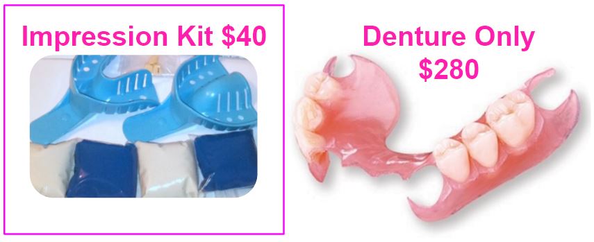 Dentures. Need affordable, low-cost flexible partial dentures? We can help! Improve you smile, laugh, speech, chewing, digestion and aesthetics. Our dentures are comfortable, durable and non-allergenic! If you naturally had yellow teeth, you can select white teeth for your full dentures and thus you will no longer need teeth whitening. Dentures cheap cost.